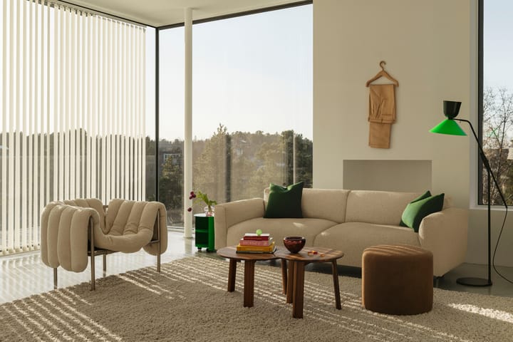 Sofá Koti de 2 lugares 200 cm, Eggshell Hem