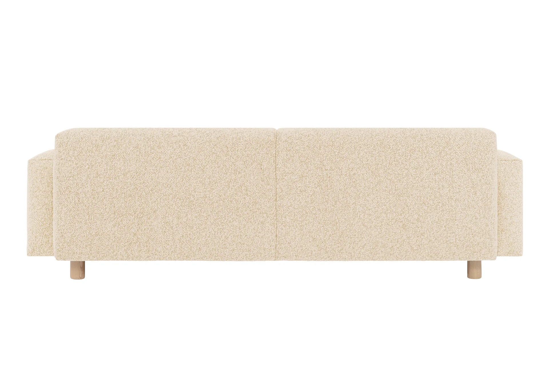 Sofá Koti de 3 lugares 240 cm, Eggshell Hem