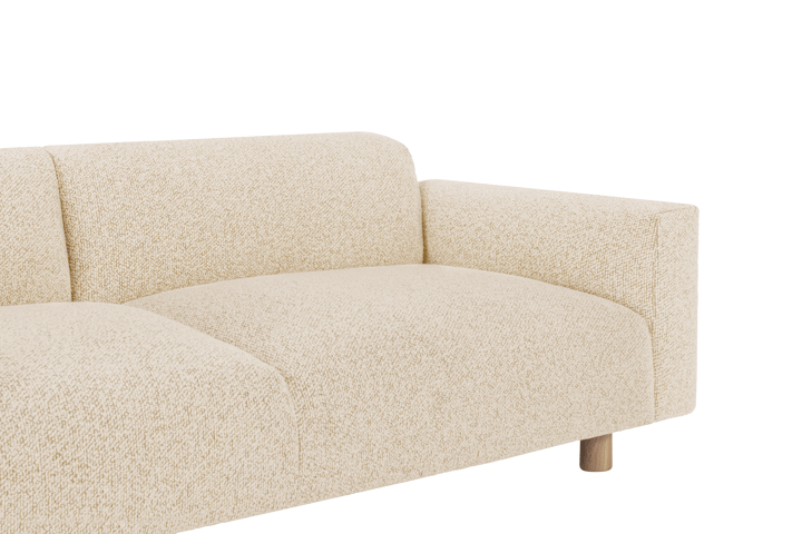 Sofá Koti de 3 lugares 240 cm, Eggshell Hem
