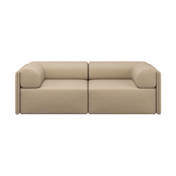 Sofá Palo Block de 2 lugares com apoio Low 200 cm - Beige - Hem