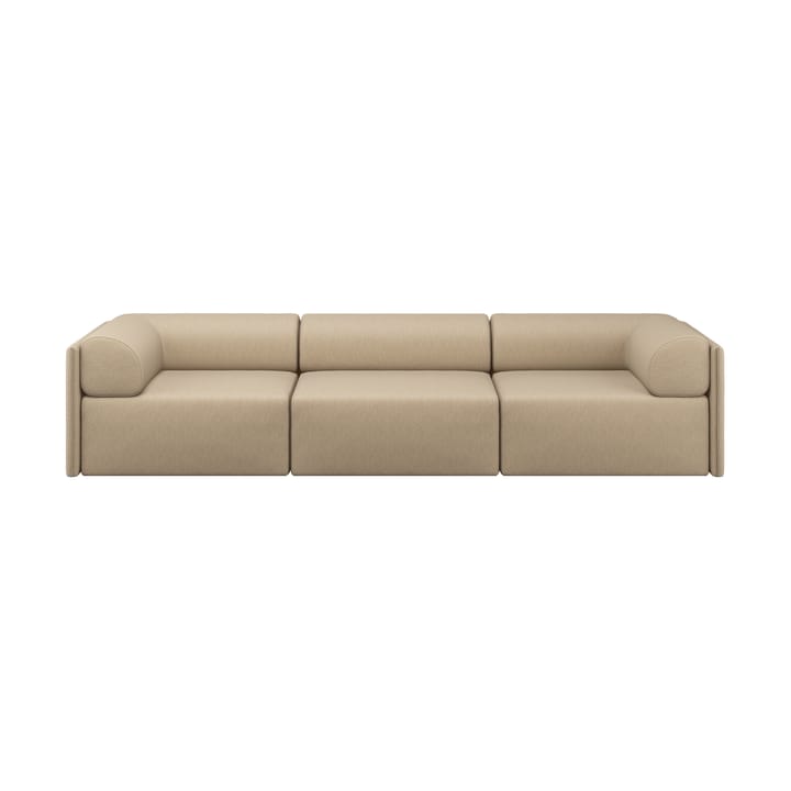 Sofá Palo Block de 3 lugares com apoio Low 295 cm - Beige - Hem