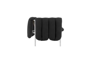 Sofá Puffy de 2,5 lugares 205 cm - Anthracite-aço inoxidável - Hem
