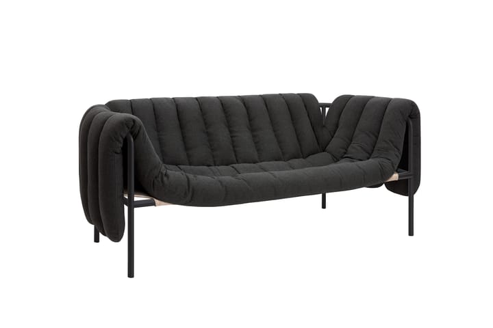 Sofá Puffy de 2,5 lugares 205 cm, Anthracite-black grey Hem