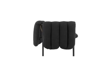 Sofá Puffy de 2,5 lugares 205 cm - Anthracite-black grey - Hem