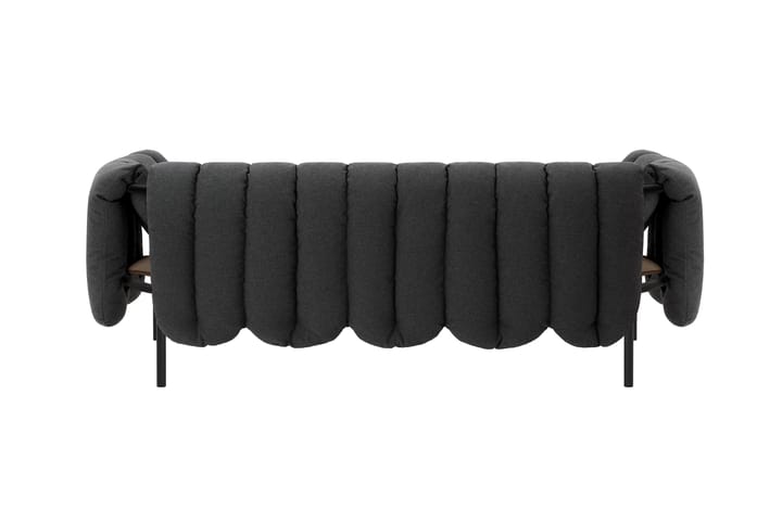 Sofá Puffy de 2,5 lugares 205 cm, Anthracite-black grey Hem