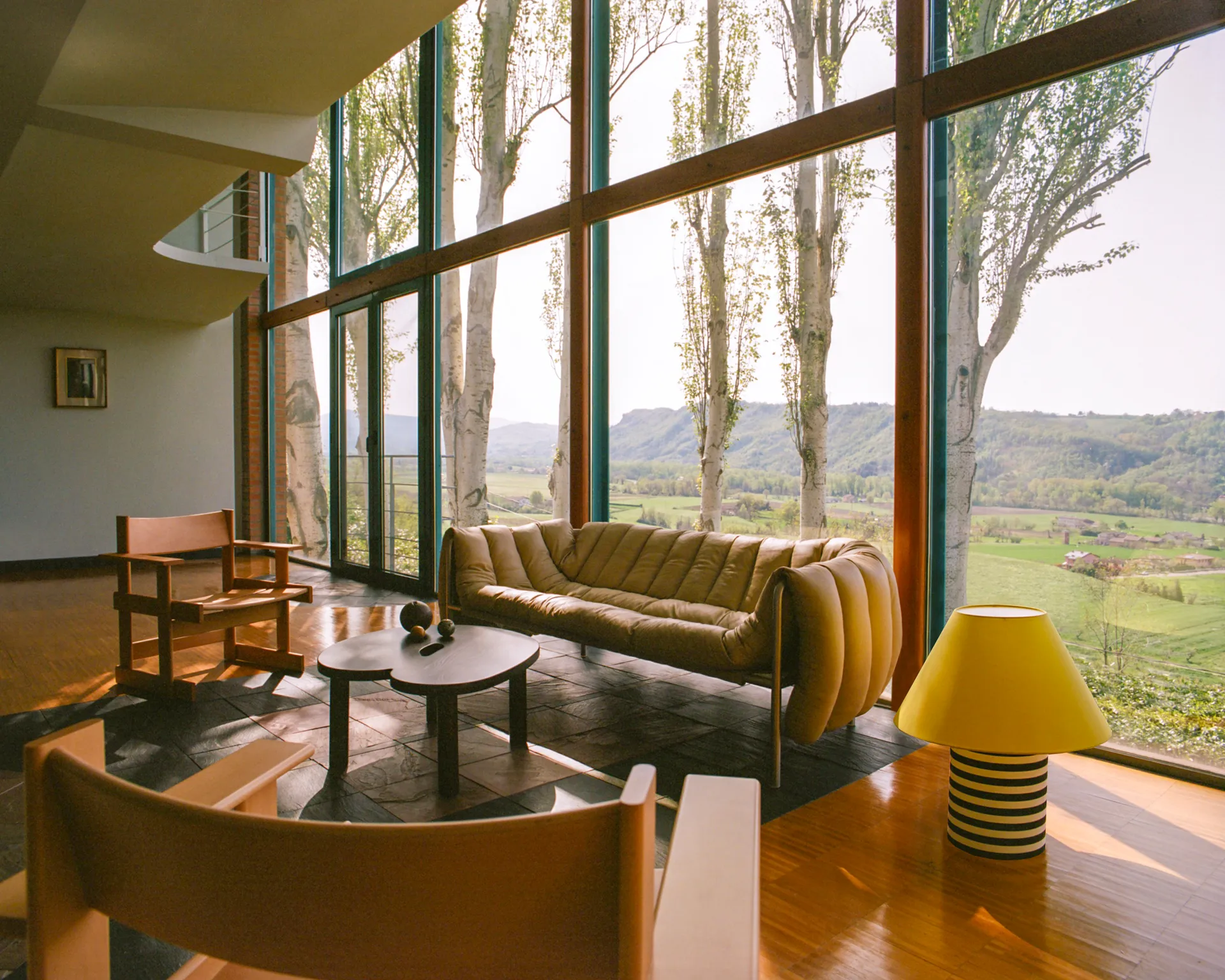 Sofá Puffy de 2,5 lugares 205 cm, Anthracite-cream Hem