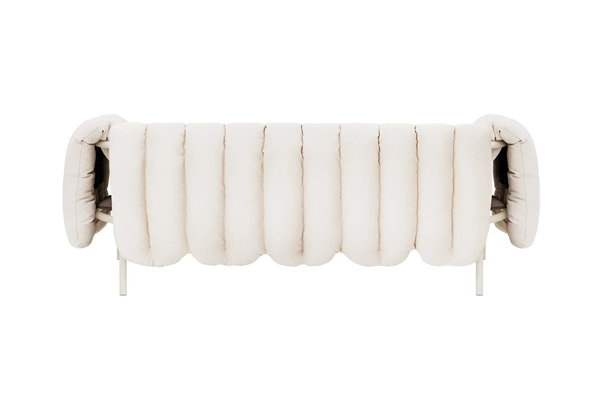 Sofá Puffy de 2,5 lugares 205 cm, Natural-cream Hem