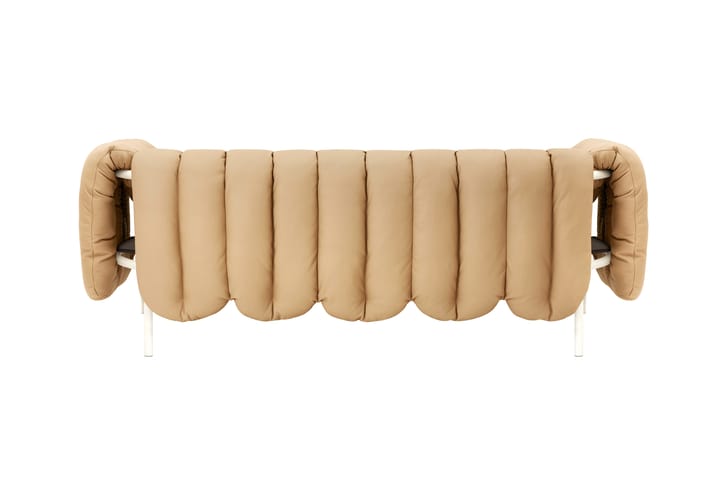 Sofá Puffy de 2,5 lugares 205 cm, Sand leather-cream Hem