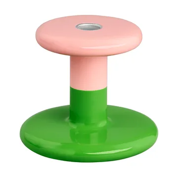 Suporte de velas Pesa Low 11 cm - Pink-green - Hem