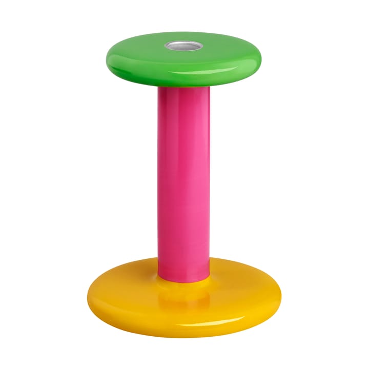 Suporte de velas Pesa Medium 18 cm - Green-magenta-honey yellow - Hem