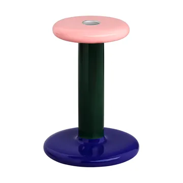 Suporte de velas Pesa Medium 18 cm - Pink-black green-night blue - Hem