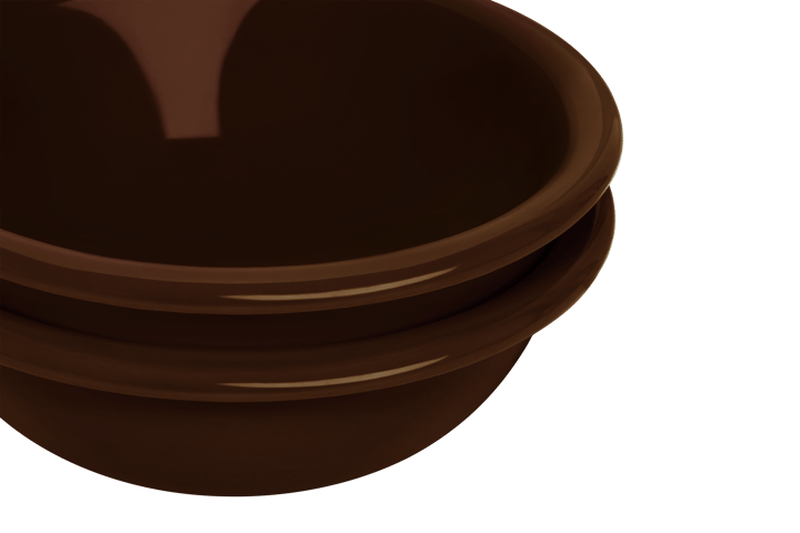 Tigela Bronto Ø17 cm 2 un., Brown Hem