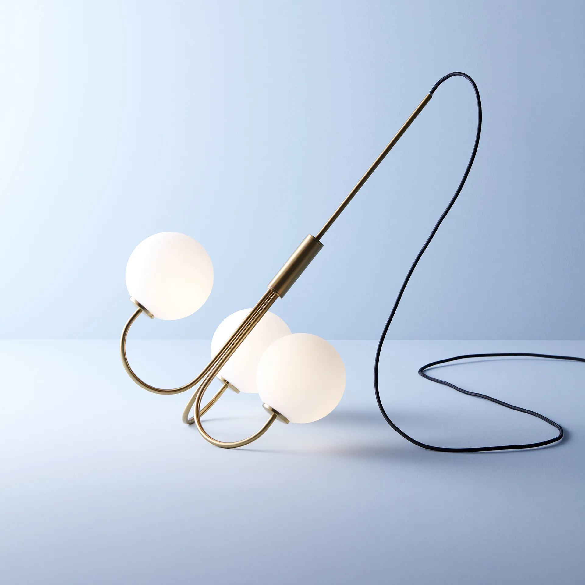 Candeeiro Ballon, latão Herstal