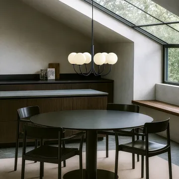 Candeeiro Ballon - Preto, Ø60 cm - Herstal