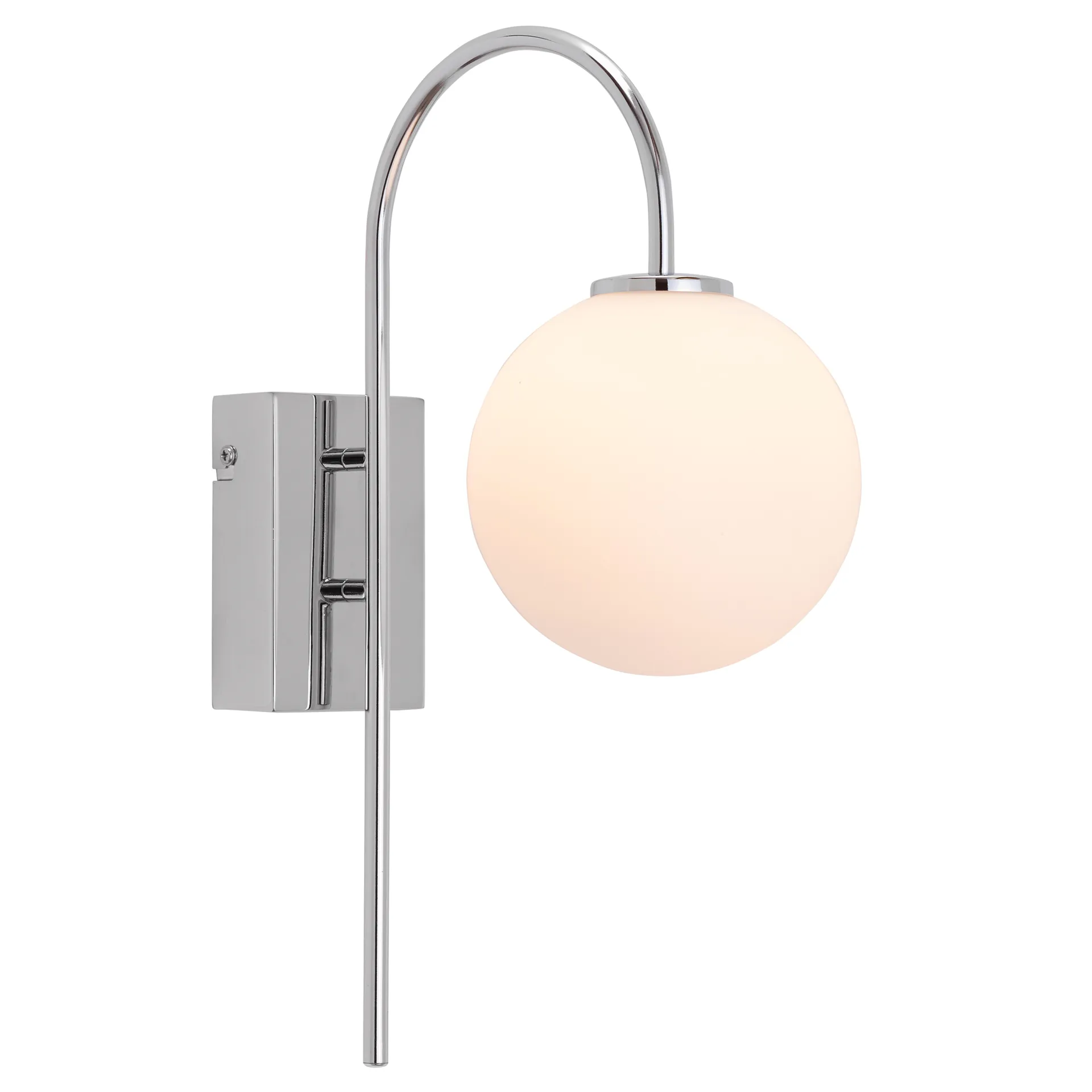 Candeeiro de parede Balloon, Cromado Herstal