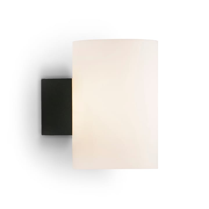 Candeeiro de parede grande Evoke - antracite-vidro branco - Herstal