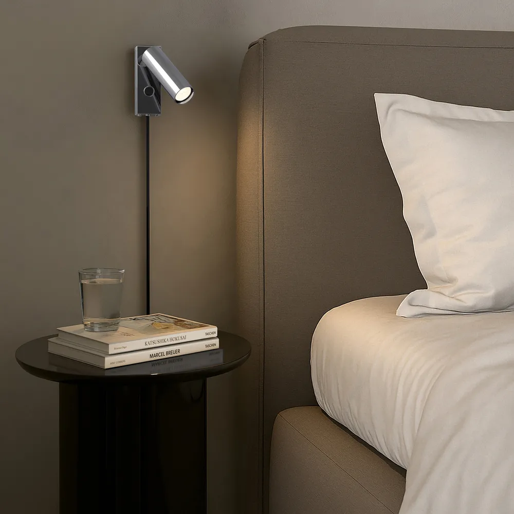 Candeeiro de parede Pipeline, Cromo Herstal