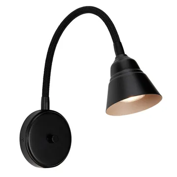 Candeeiro de parede Relief - Preto mate - Herstal