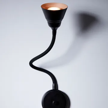 Candeeiro de parede Relief - Preto mate - Herstal
