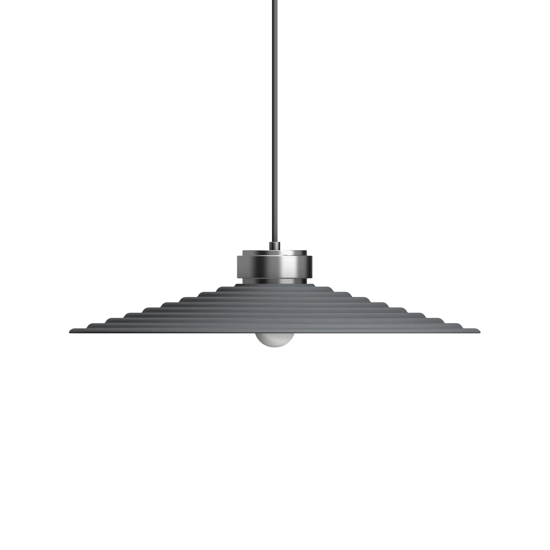 Candeeiro suspenso grande Sound, Grafite Herstal