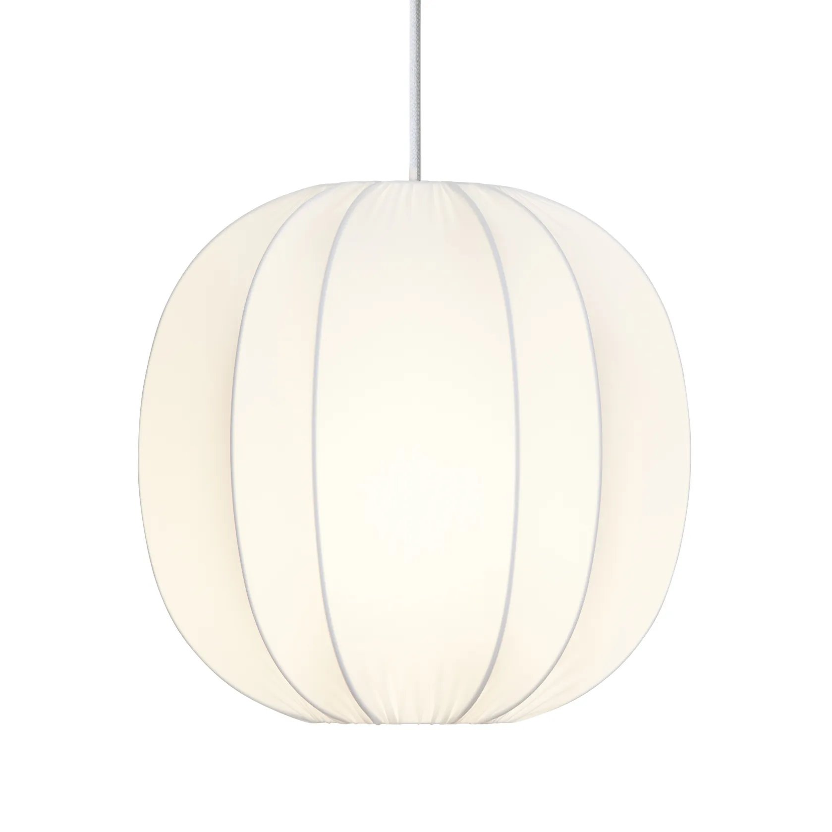 Candeeiro suspenso Neo 45 cm, Lycra branco Herstal