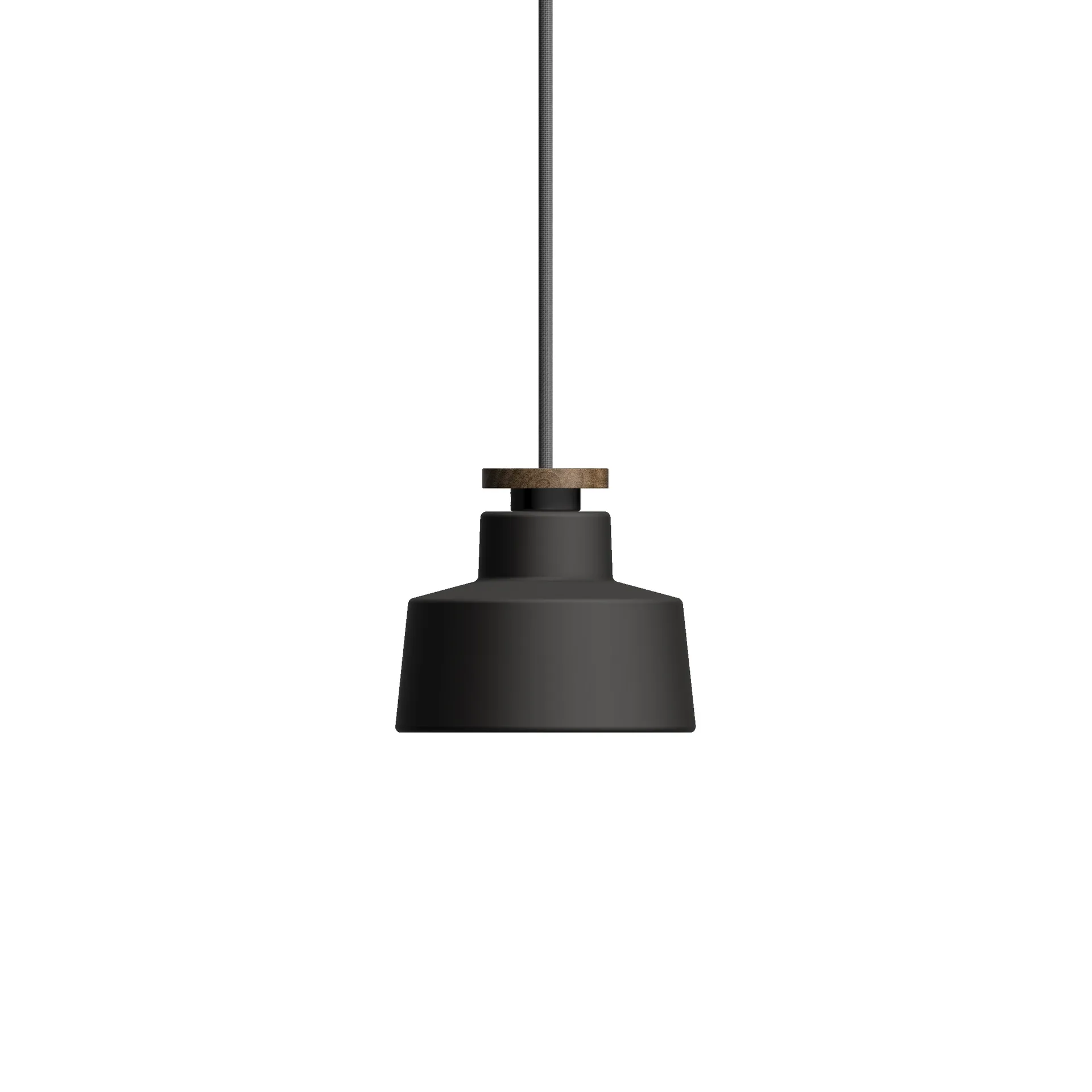 Candeeiro suspenso Street XS, Preto mate Herstal