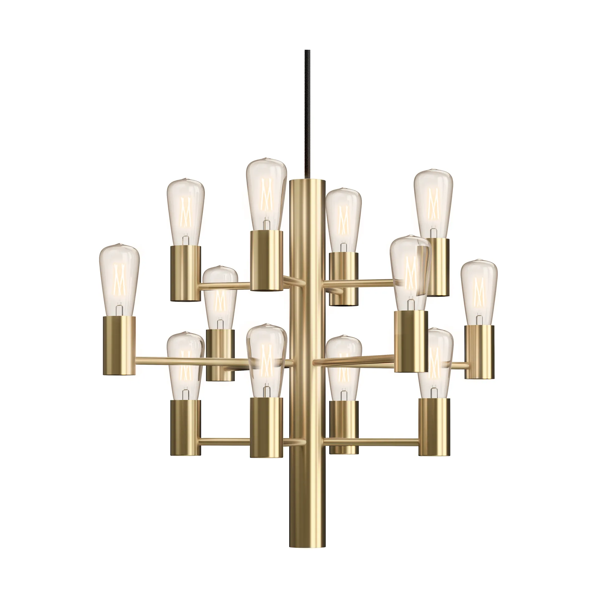 Candelabro Manola Mini 12, Satin-latão Herstal
