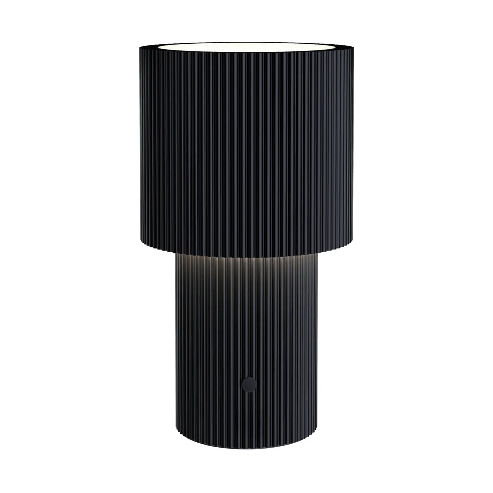 Iluma candeeiro de mesa portátil, Jet black Herstal