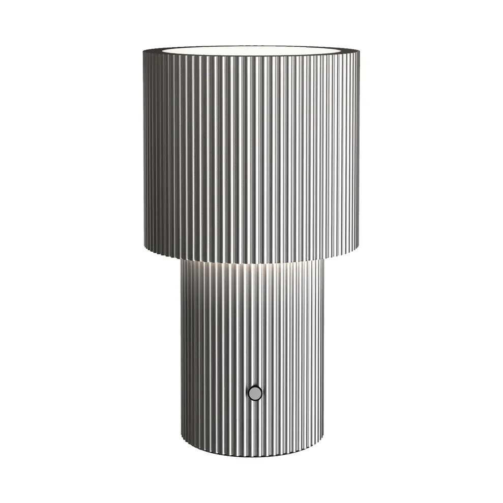 Iluma candeeiro de mesa portátil, Prata Herstal