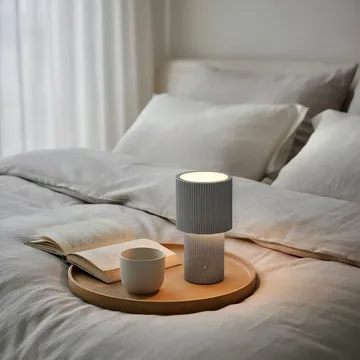 Iluma candeeiro de mesa portátil - Prata - Herstal