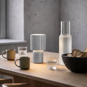 Iluma candeeiro de mesa portátil - Prata - Herstal