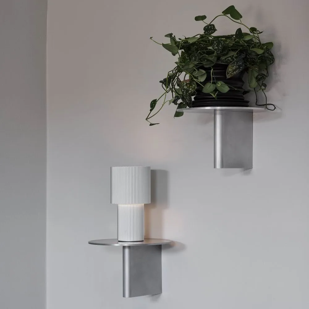 Iluma candeeiro de mesa portátil, Prata Herstal