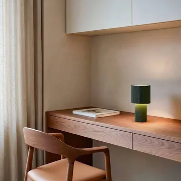 Iluma candeeiro de mesa portátil - verde‑azeitona - Herstal