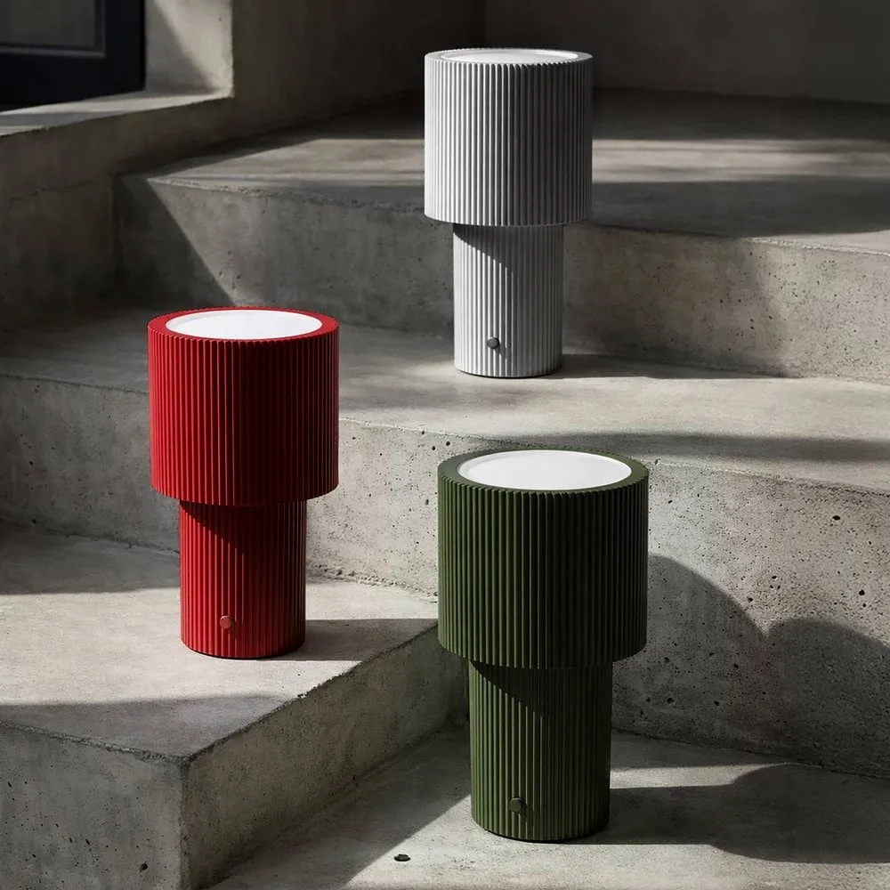 Iluma candeeiro de mesa portátil, Vermelho Herstal