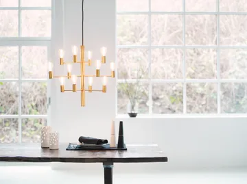 Manola 12 candeeiro  - latão acetinado - Herstal