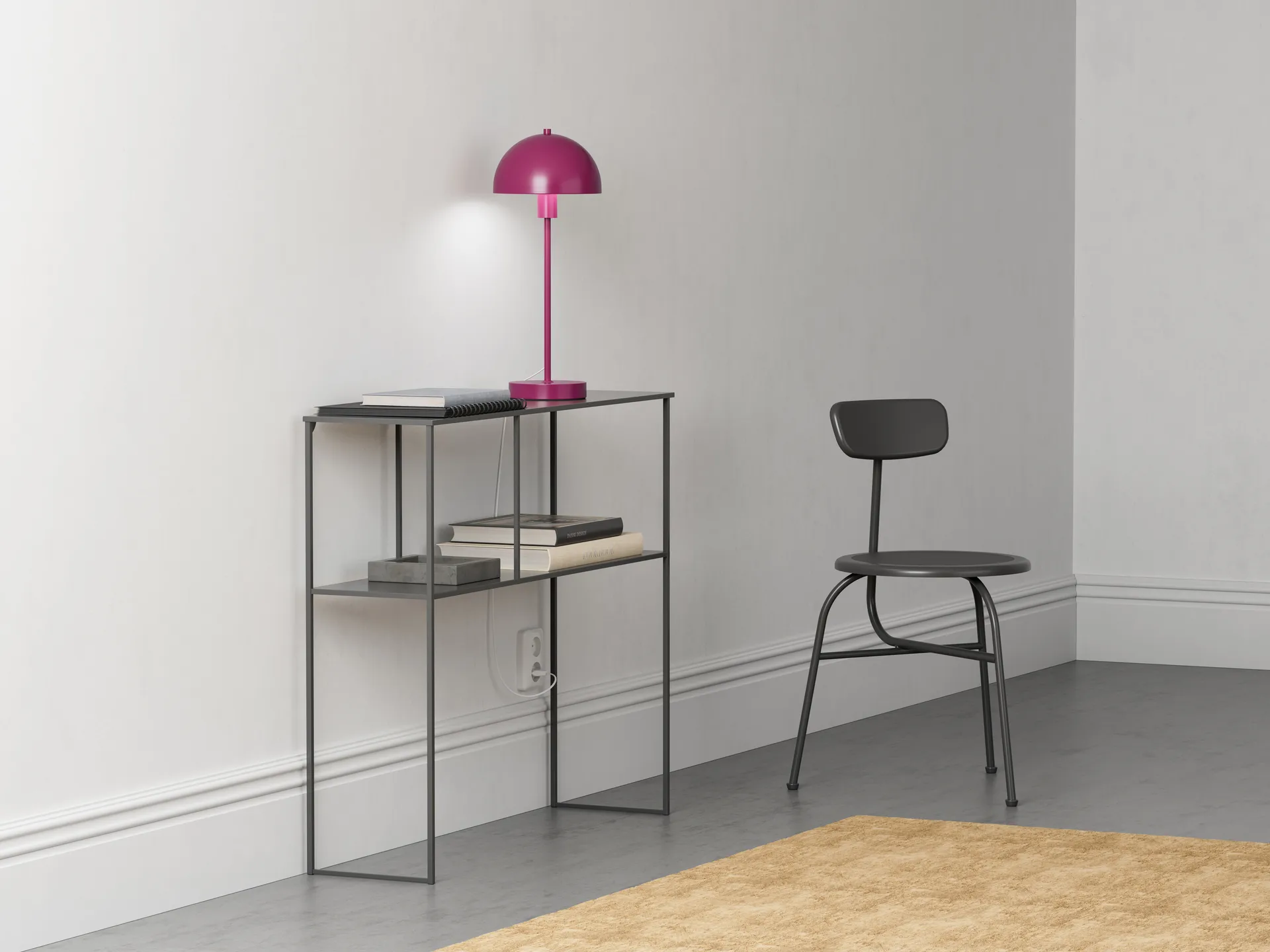 Vienda candeeiro de mesa , Dragon purple Herstal