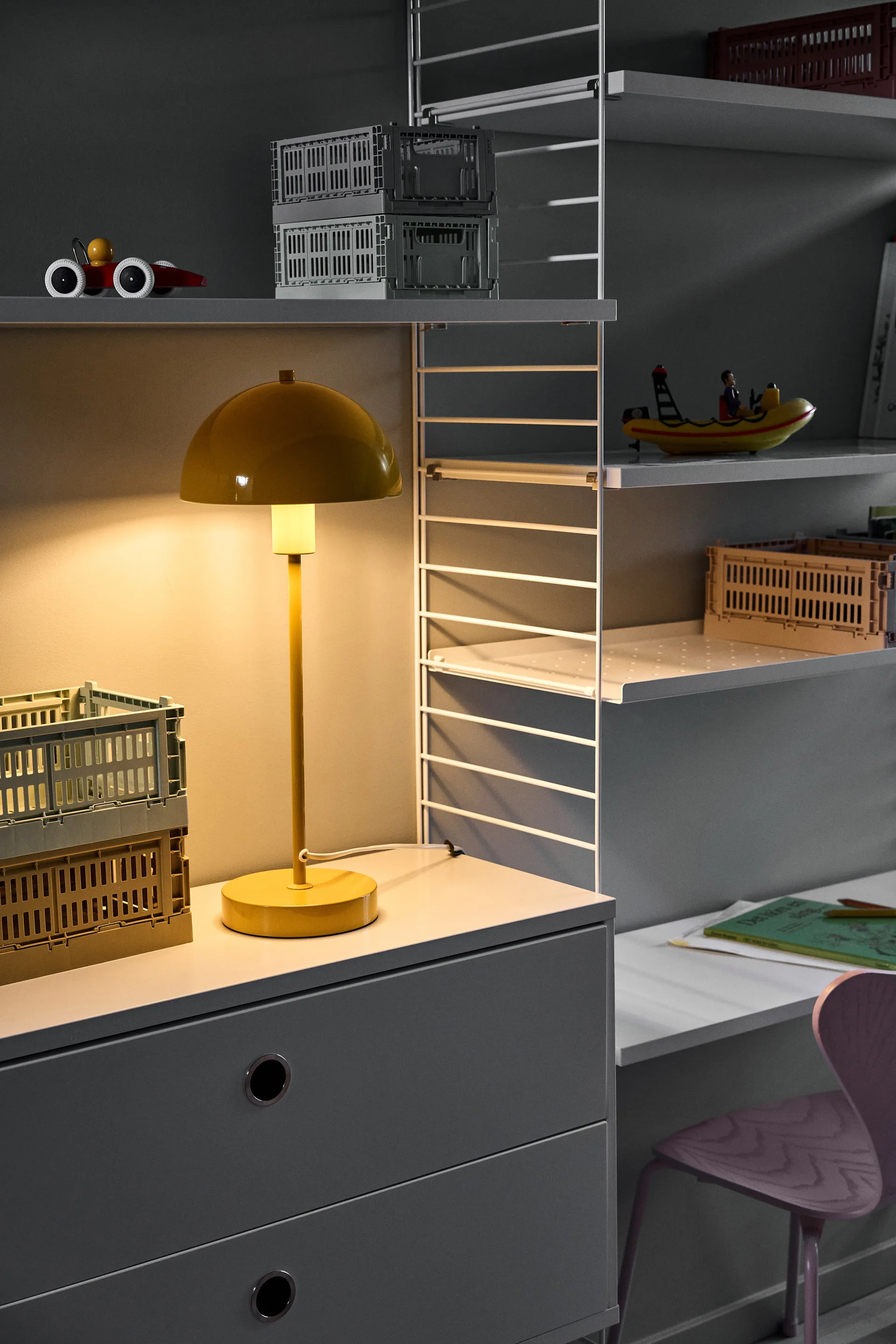 Vienda candeeiro de mesa , Mango yellow Herstal