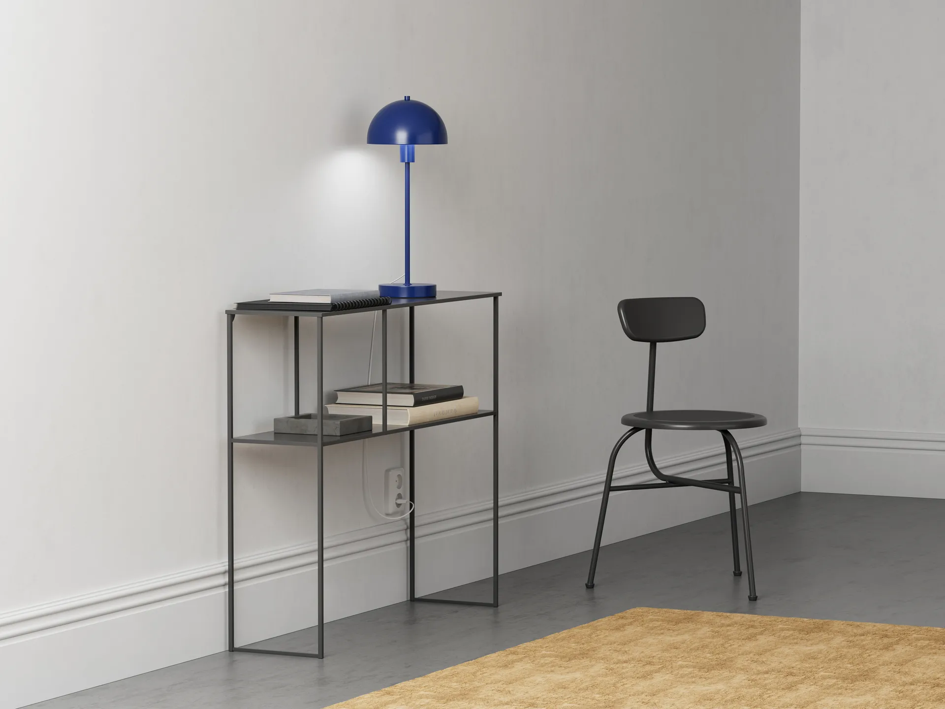 Vienda candeeiro de mesa , Royal blue Herstal