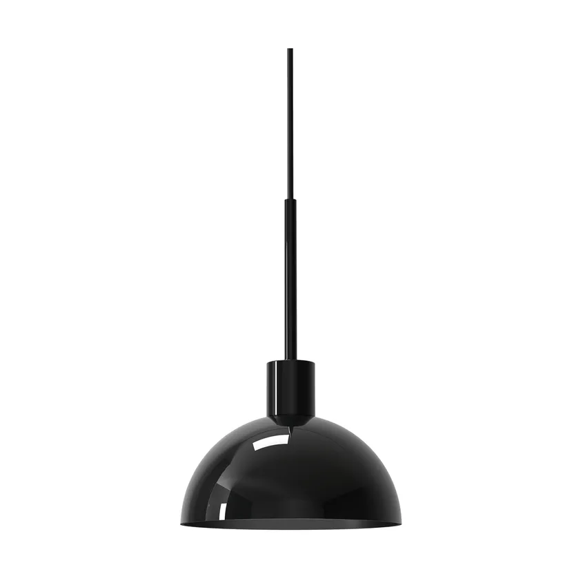 Vienda candeeiro suspenso, Preto brilhante Herstal