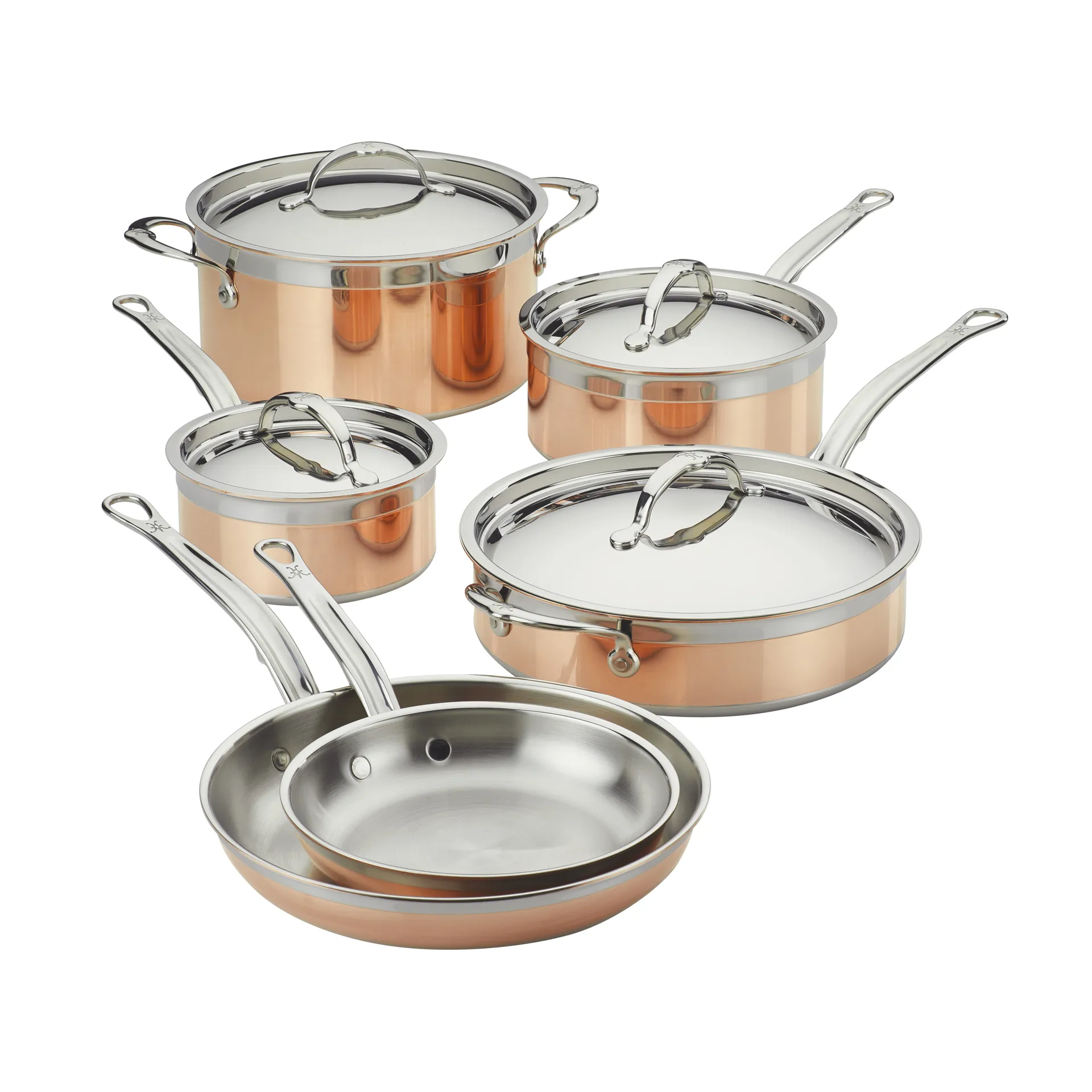 Hestan Copperbond conjunto de panelas e frigideiras, 10 peças Hestan