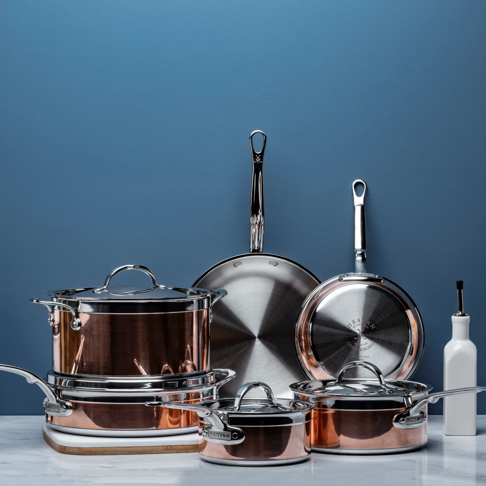 Hestan Copperbond conjunto de panelas e frigideiras, 10 peças Hestan