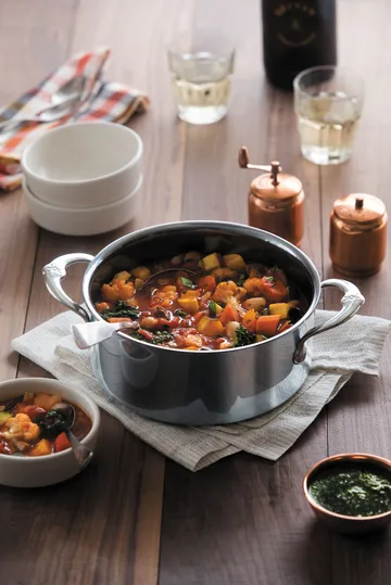 Hestan Nanobond caçarola com tampa 7,6 L - Aço inoxidável - Hestan