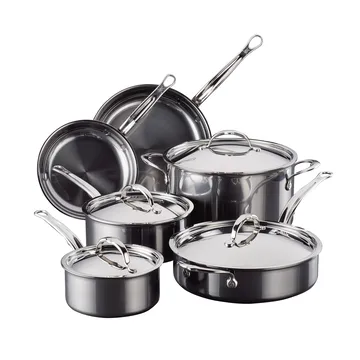 Hestan Nanobond conjunto de panelas e frigideiras - 10 peças - Hestan
