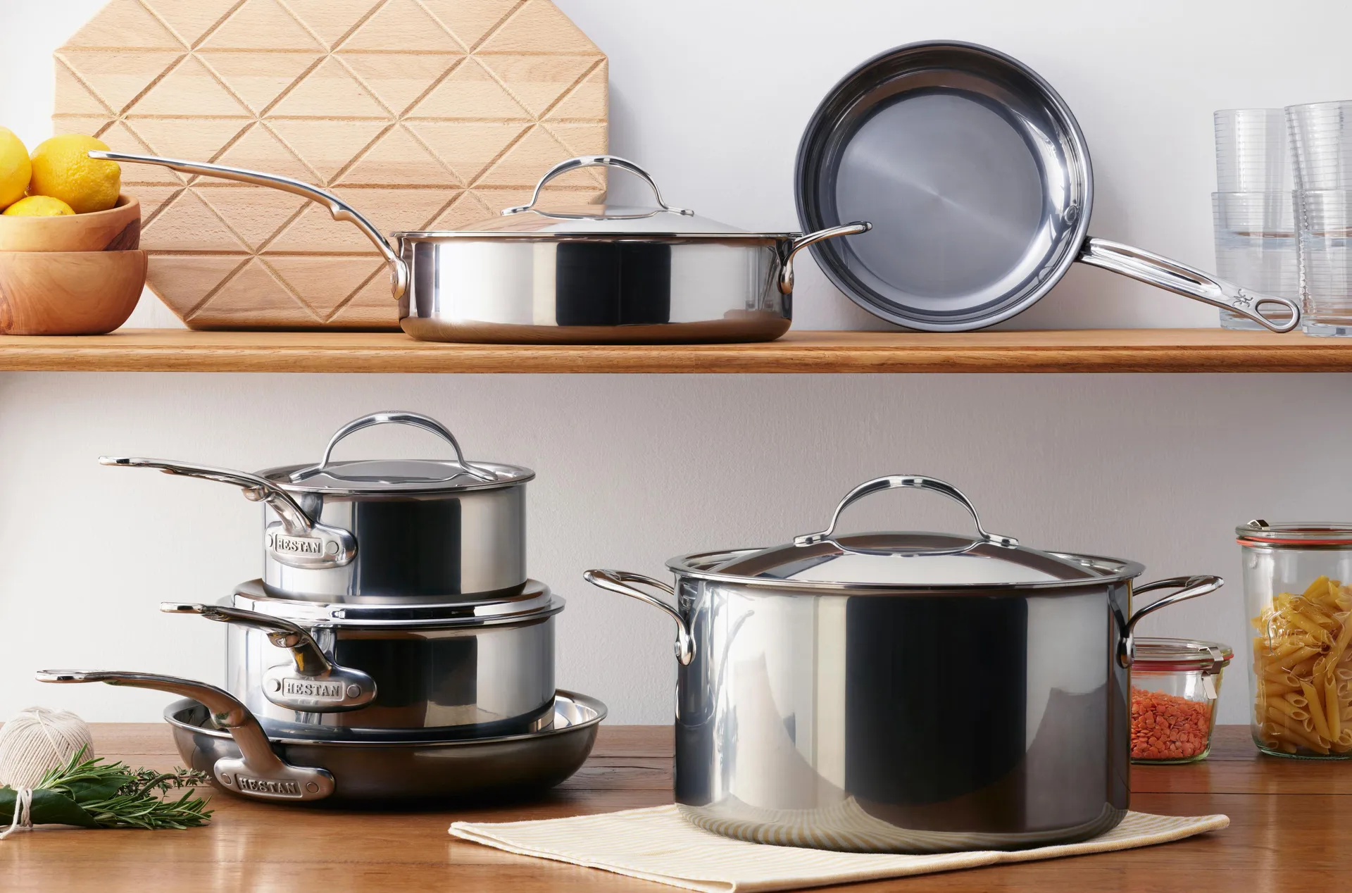 Hestan Nanobond conjunto de panelas e frigideiras, 10 peças Hestan