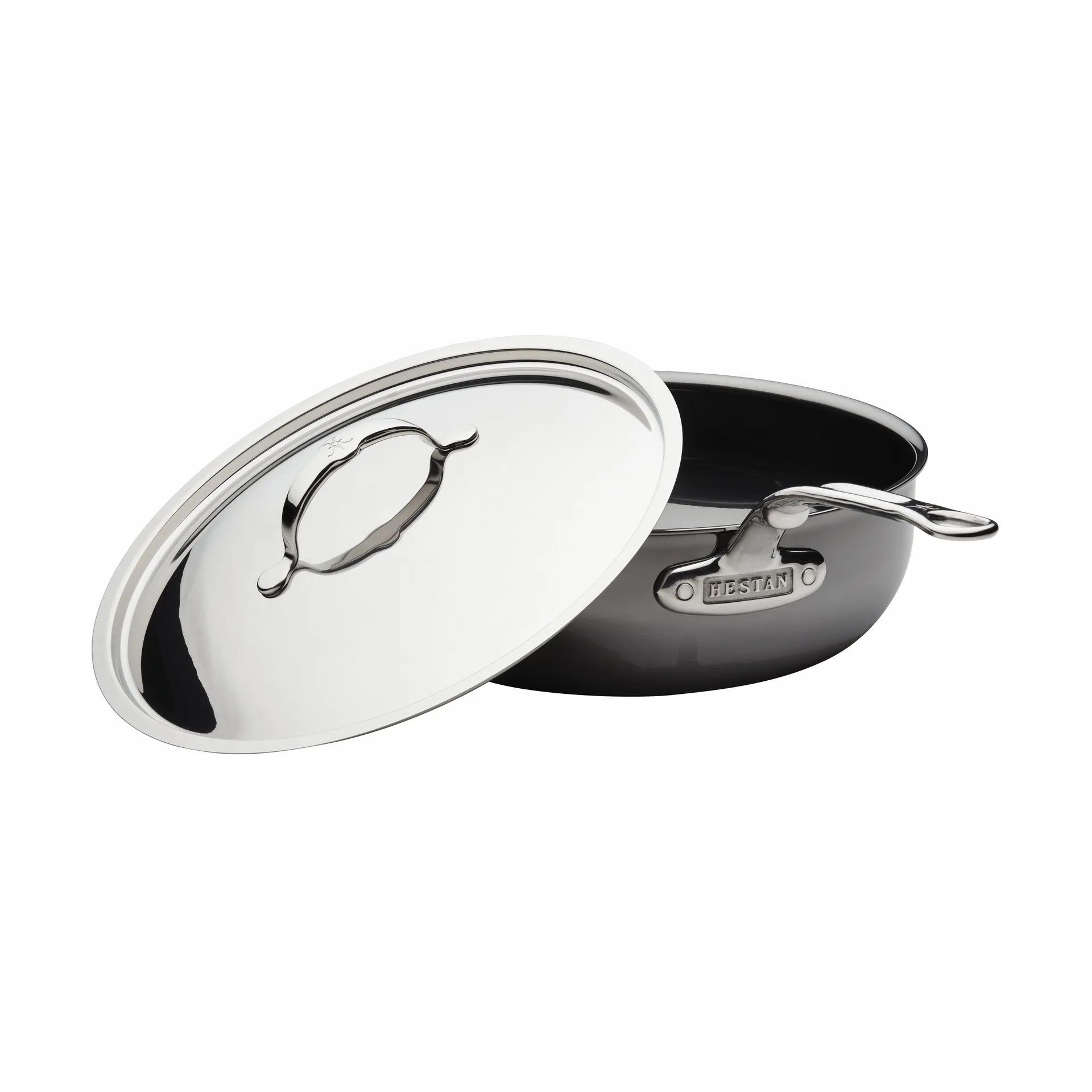 Hestan Nanobond panela de fritar com tampa 4,7 L, Aço inoxidável Hestan