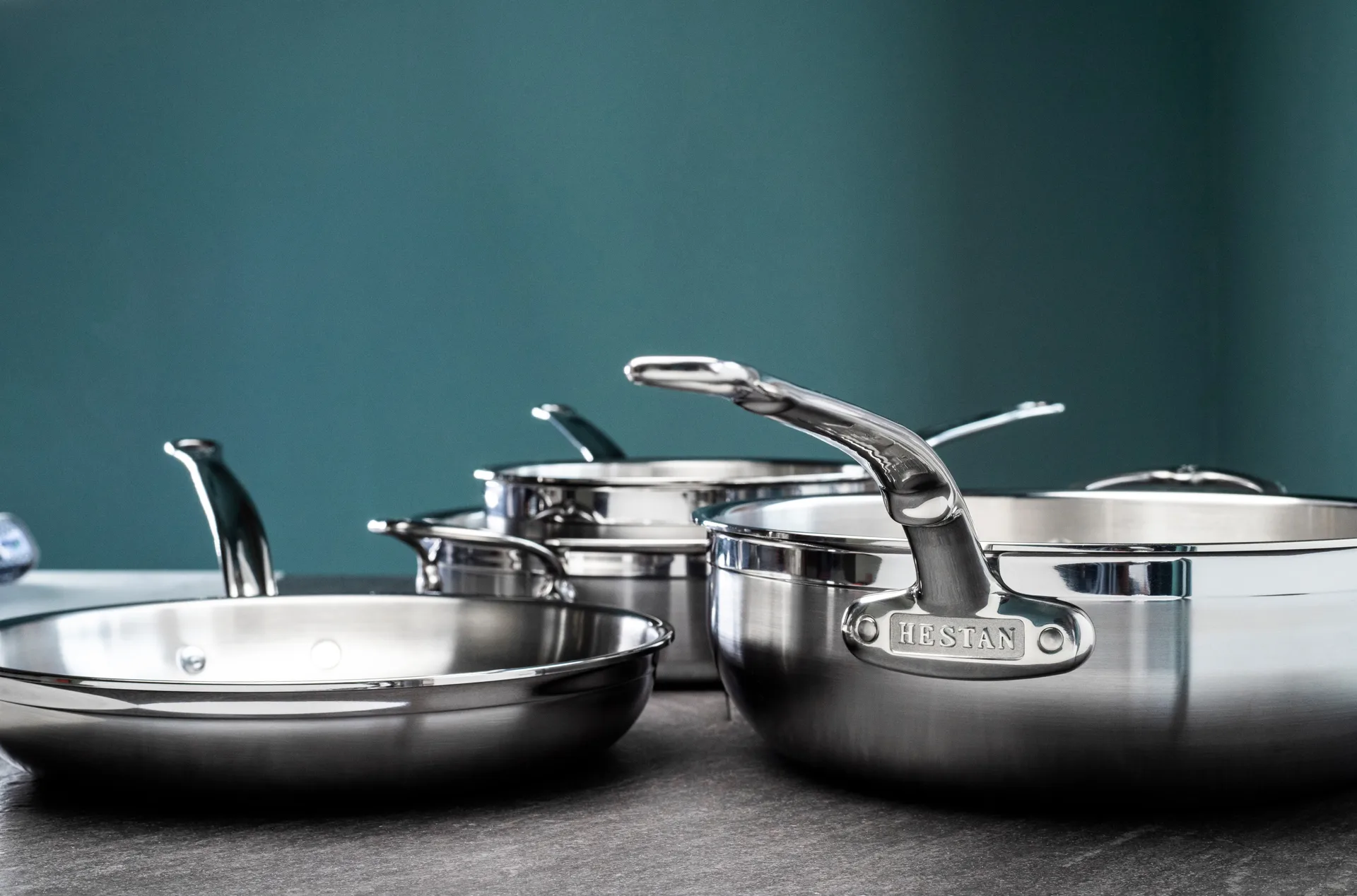Hestan Probond conjunto de panelas e frigideiras, 10 peças Hestan