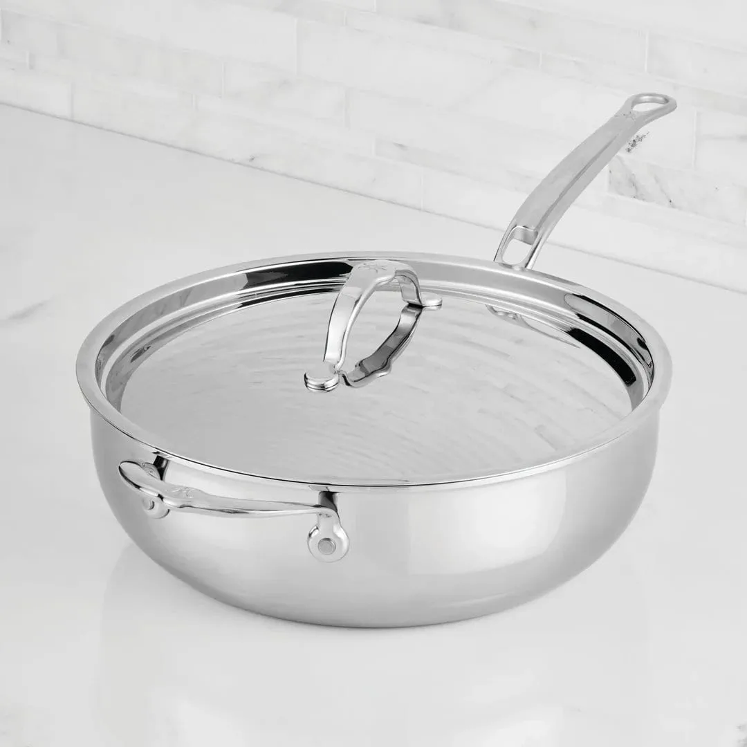 Hestan ProBond Luxe frigideira allround com tampa, Aço inoxidável, pega auxiliar Hestan