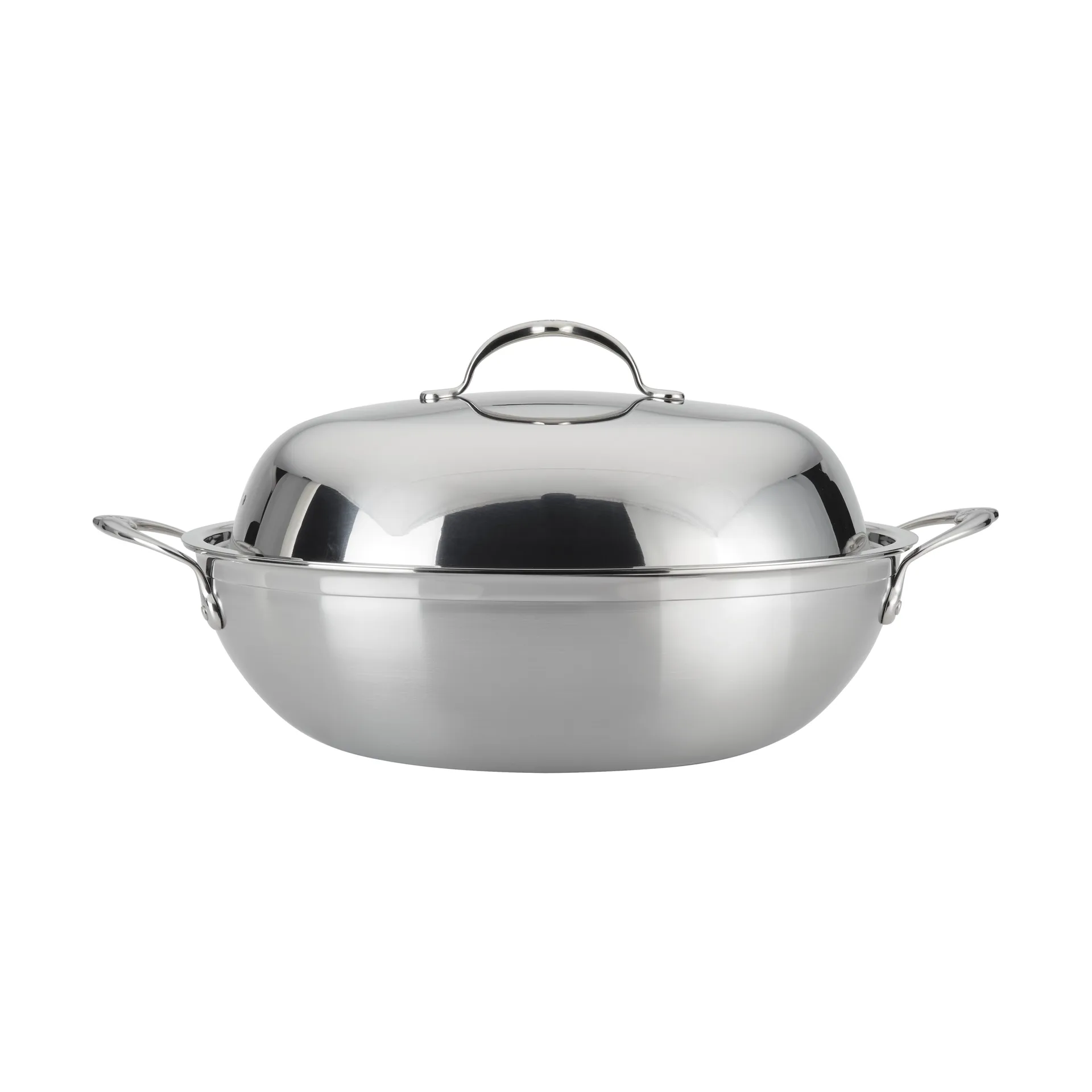 Hestan Probond wok com tampa 36 cm, Aço inoxidável Hestan