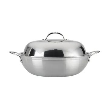 Hestan Probond wok com tampa 36 cm - Aço inoxidável - Hestan