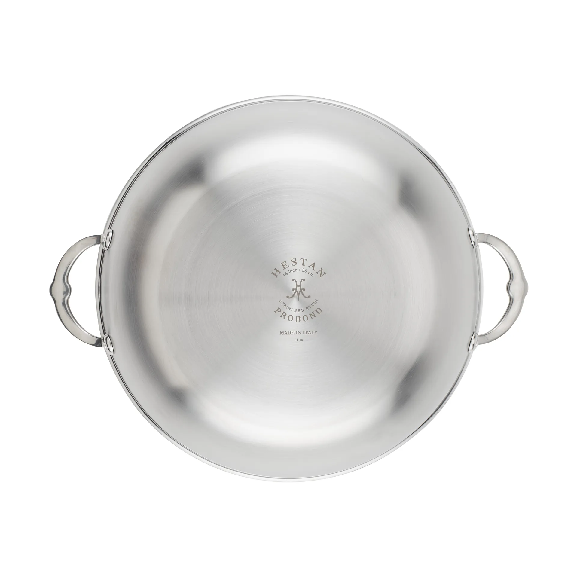 Hestan Probond wok com tampa 36 cm, Aço inoxidável Hestan